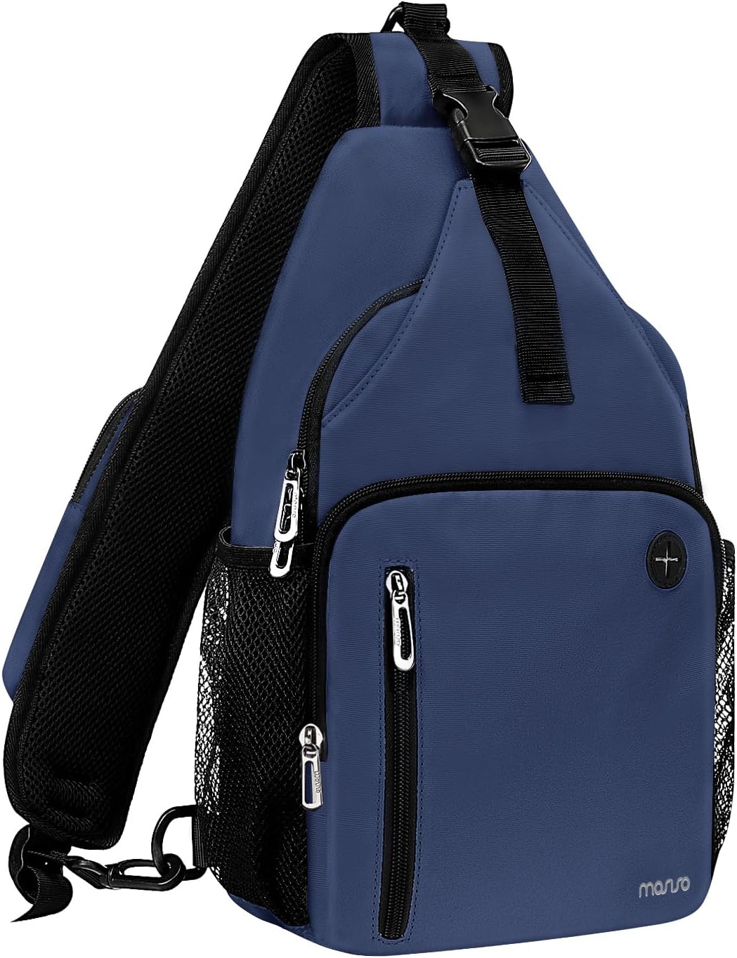 MOSISO Sling Backpack Bag, Crossbody Shoulder Bag Travel Hiking Daypack Chest Bag with Front Square Pocket&USB Charging Port