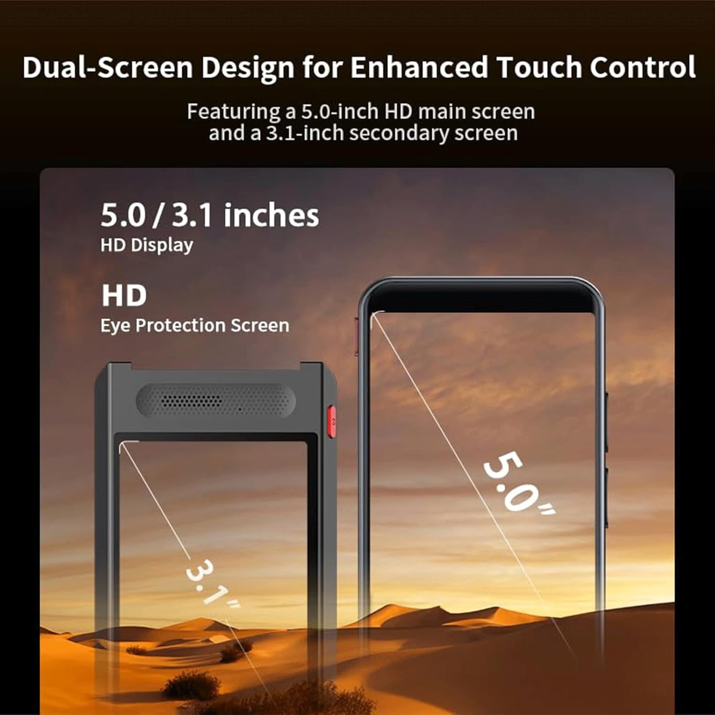 iTour D-pro Language Translator Device, Realtime Detachable Dual Screen AI Translator with 139 Languages, Online & Offline & Photo Translation, Instant Voice Translator for Business Learning Travel