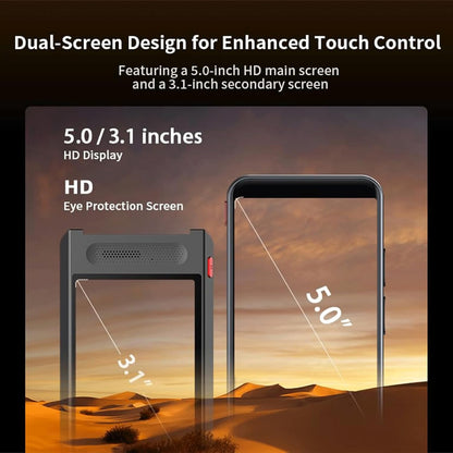 iTour D-pro Language Translator Device, Realtime Detachable Dual Screen AI Translator with 139 Languages, Online & Offline & Photo Translation, Instant Voice Translator for Business Learning Travel