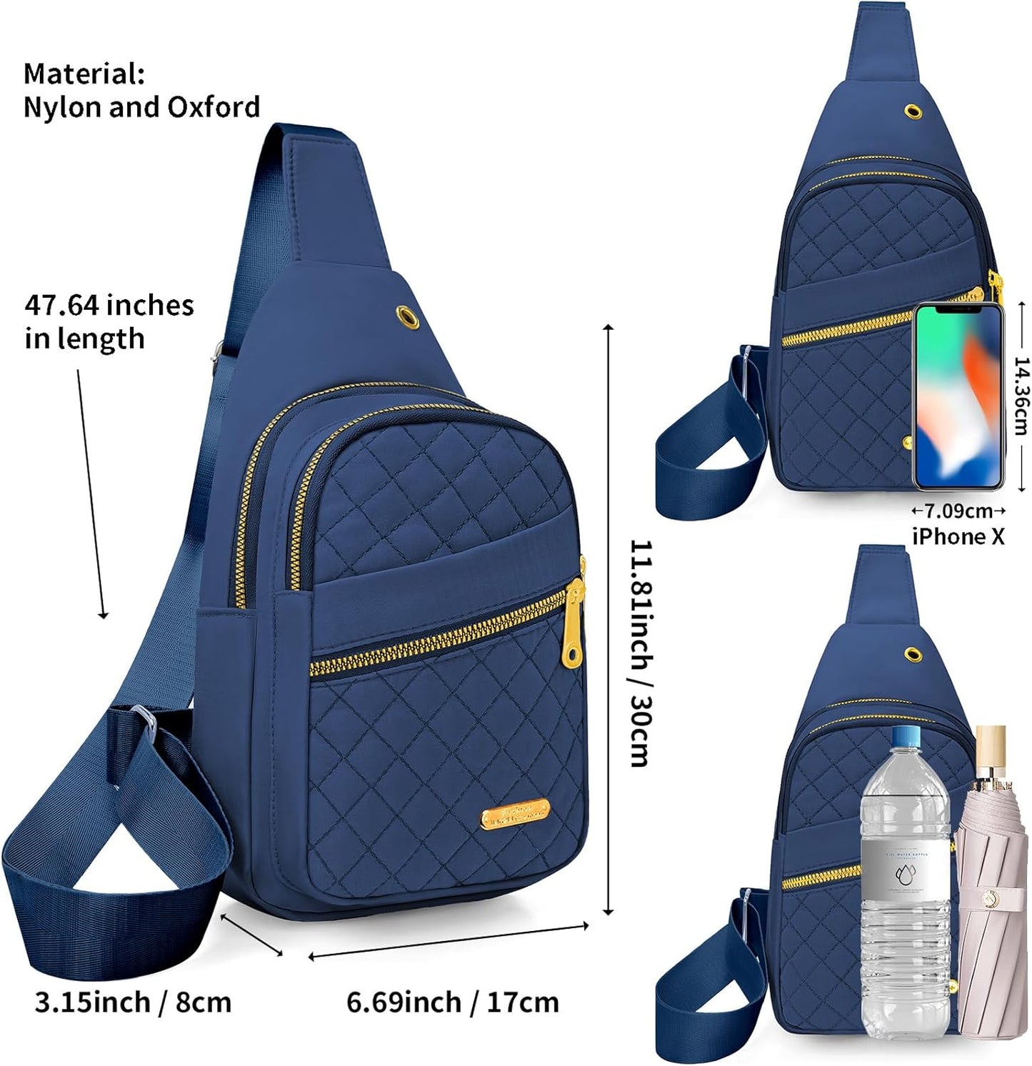 Small Sling Bag For Women Men Casual Crossbody Sling Backpack