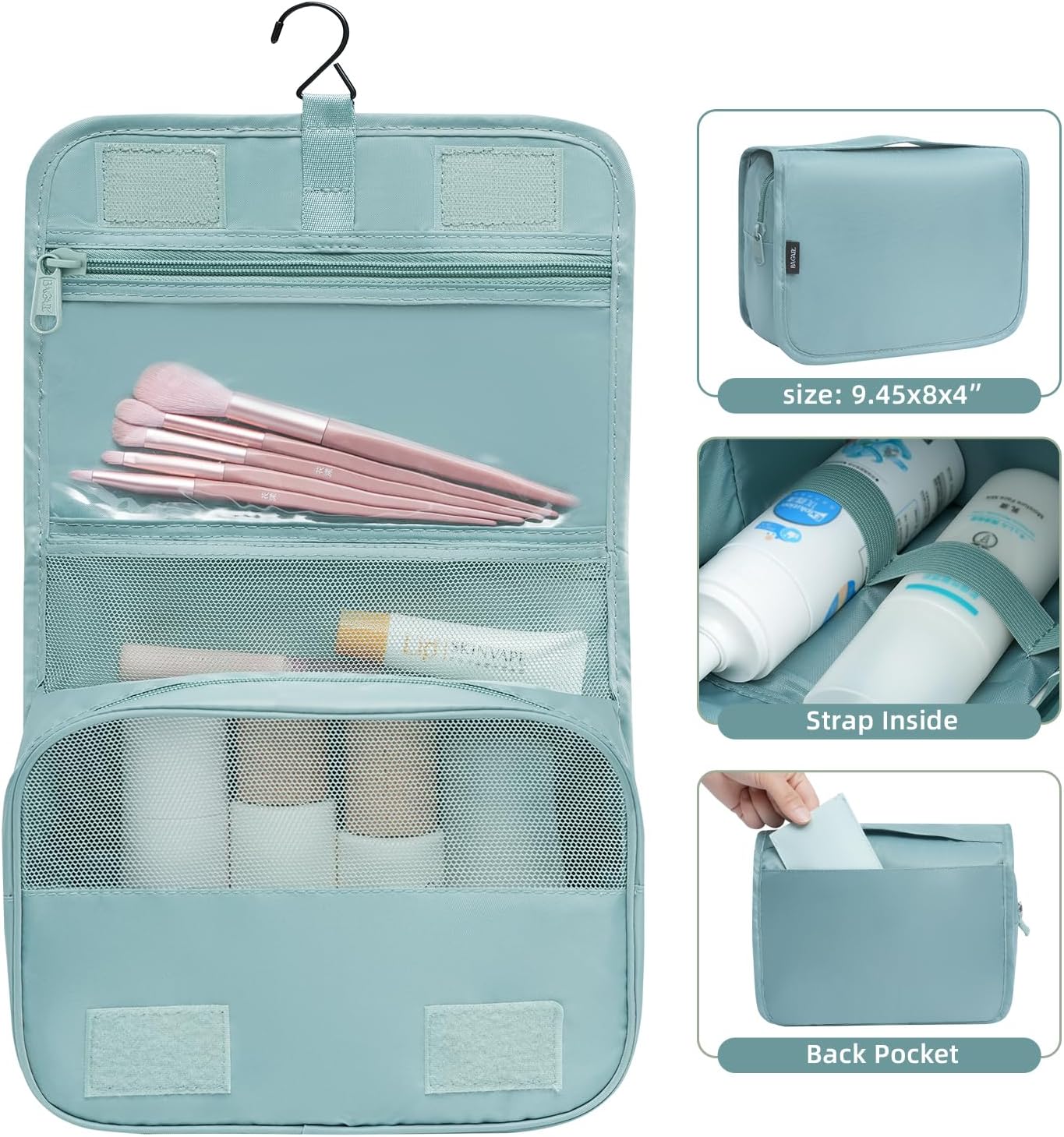 BAGAIL 6 Set/8 Set/10 Set Packing Cubes Various Sizes Packing Organizer for Travel Accessories Luggage Carry On Suitcase