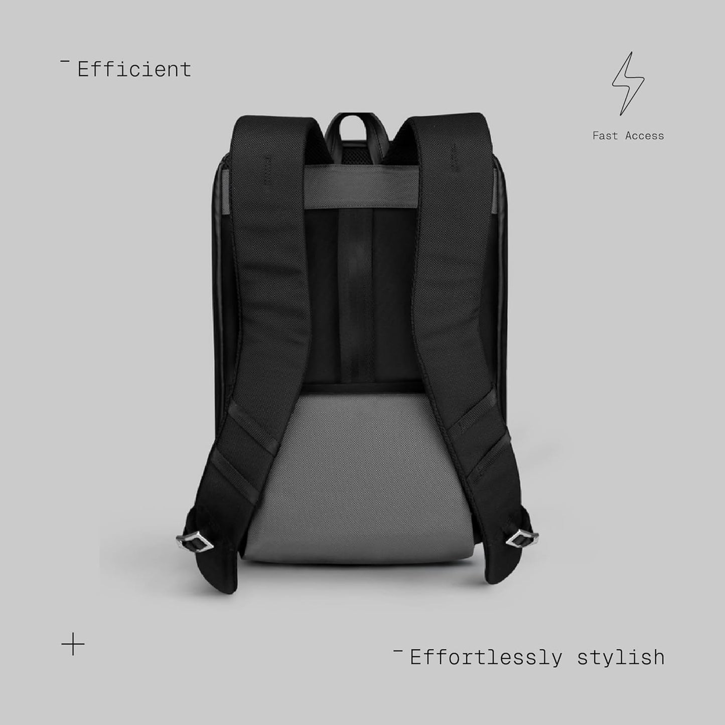 The Frenchie Co. - Super Light Ballistic Speed Backpack - Expandable Lightweight Design - Anti-Theft Magnetic Closure - Self-Adjusting Comfort Straps - Water-Resistant Ballistic Nylon