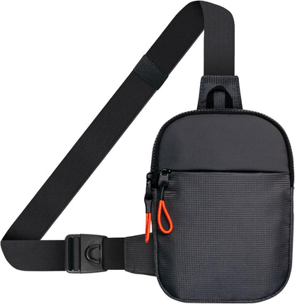 MJNUONE Mini Sling Bag for Men Outdoor Lightweight Small Crossbody Bag Women Casual Daily Bag Waterproof Chest Bag for Travel