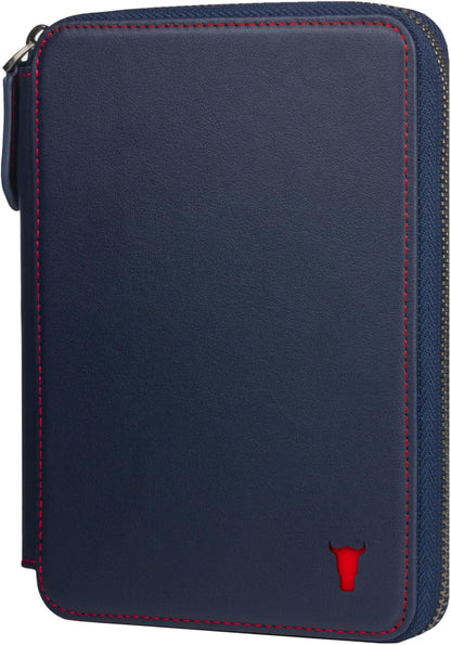 TORRO Travel Wallet – Genuine Leather Travel Organiser with Passport Holder and Detachable Cardholder