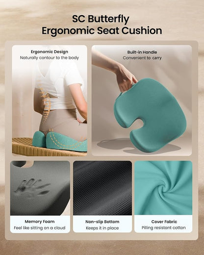 ProtoArc Seat Cushion, Office Chair Cushion - Image 7