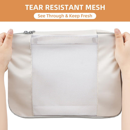 BAGAIL 6 Set/8 Set/10 Set Packing Cubes Various Sizes Packing Organizer for Travel Accessories Luggage Carry On Suitcase