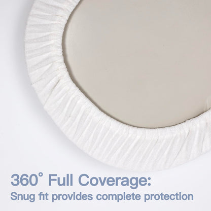 2-Pack Waterproof Changing Pad Covers-Soft Baby Nursery Diaper Changing Pad Sheets,Contour Changing Pads Liners,Change Pad Cover,Ultra-Soft & Breathable,Fits Skip Hop,Keekaroo Peanut,Machine Washable