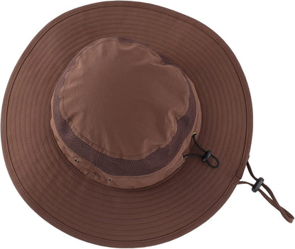 Home Prefer UPF 50+ Men's Sun Hat Wide Brim Bucket Hat UV Protection Hat for Mens Womens Beach Safari Gardening Golf Fishing