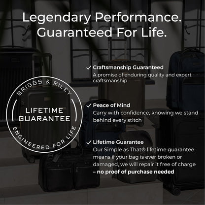 Briggs & Riley 26" Medium Expandable Spinner - Checked Luggage for Travel, Suitcases with Wheels, Softside Rolling Bag for Men & Women - ZDX Collection, Hunter