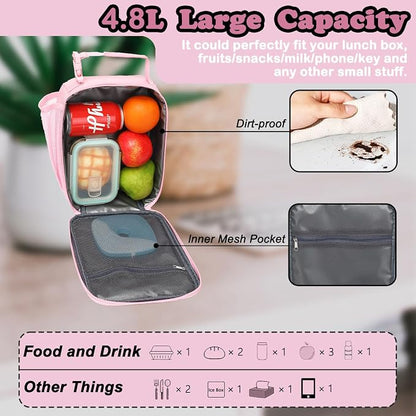 FlowFly Lunch box Insulated Soft Bag Mini Cooler Back to School Thermal Meal - Image 5