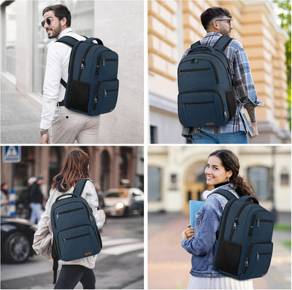 Backpack for Boys Men, School Backpack for Teens Girls, Lightweight Casual High School Bookbag, Daily-use Travel Laptop Backpack with USB Charging Port Fits 15.6 Inch Notebook