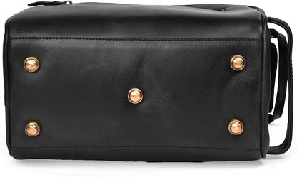 LEATHER VILLAGE Premium Leather Toiletry Travel Pouch - Image 9