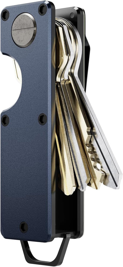 Key Organizer Compact Key Holder Metal Key Chain Minimalist key case key holder for keychain Secures 1-5 Keys