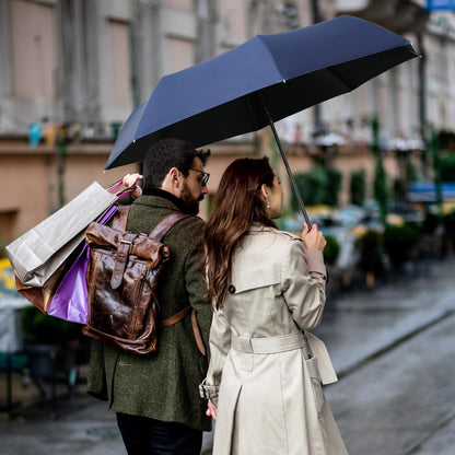 Cuby UV Sun Umbrella Compact Folding Umbrella lightweight Portable Manual Travel Umbrella for Rainproof & 99% UV Protection with Black Anti-UV Coating