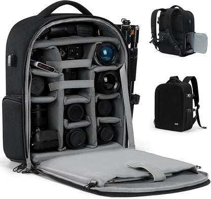 CADeN Camera Backpack, Extra Large DSLR Camera Bag by CADeN