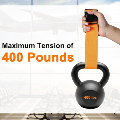 8 Pack Luggage Straps and Tags Set (4 Straps, 4 Tags), Luggage Straps for Suitcases TSA Approved Suitcase Belt Luggage Tags, Mixed