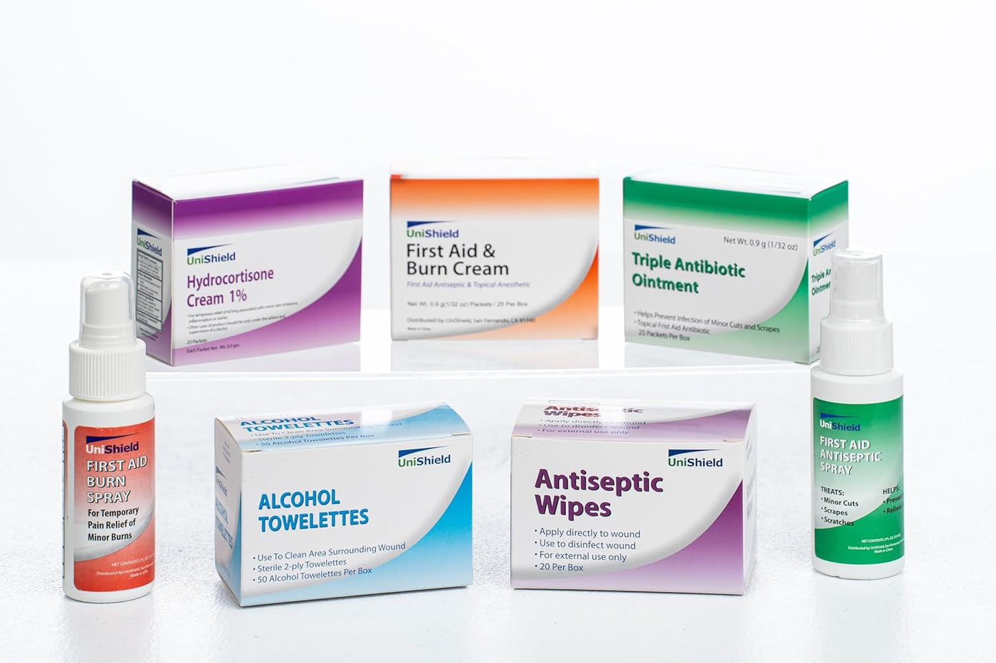 3-Shelf Metal 1st Aid Cabinet Class A, Large Capacity First Aid Wall Mount Medicine Cabinet, Secure Metal Med Box with Easy Access, Exceeds OSHA/ANSI Z308.1 2015, Over 600 Pieces