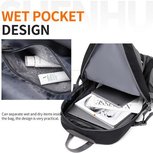 40L Hiking Backpack Lightweight Daypack Waterproof Travel Camping Backpack for Men Women Sport Packable