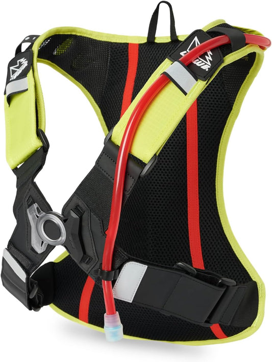 USWE Outlander Moto Hydration Pack, Running, Hiking Hydration Backpack with Water Bladder, Hydropack for Men and Women, Backpack Gear and Equipment for Cycling, MTB