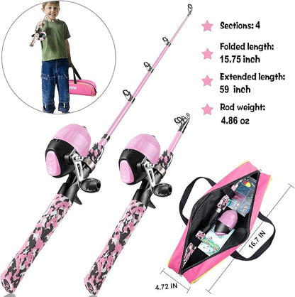 PLUSINNO Kids Fishing Pole - Image 4