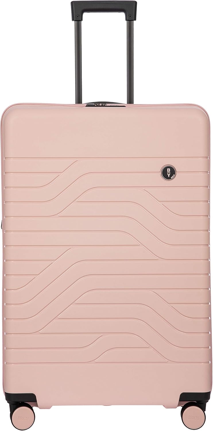 Bric's 30" Expandable Spinner Suitcase - Travel Luggage with TSA-Approved Lock and Hard Shell Exterior - B|Y Ulisse - Pearl Pink