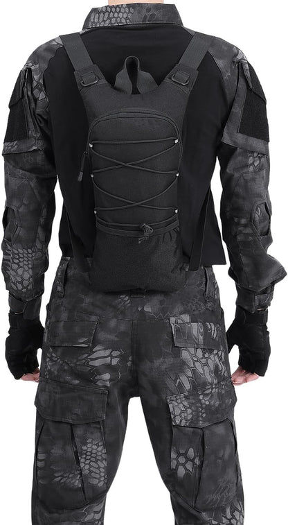 ATBP Running Hydration Vest Pack Thermal Insulation 3L TPU Water Bladder Tactical Backpack Bag for Cycling Hiking Daypack Men & Women