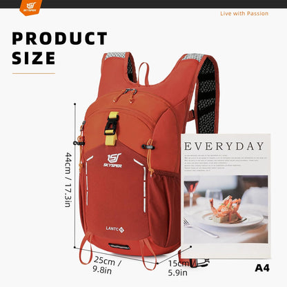 SKYSPER Small Hiking Backpack - 15L Travel Daypack Lightweight Bag Water Resistant Hiking Backpacks for Women Men