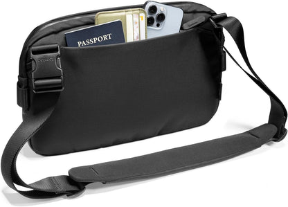 tomtoc Compact EDC Sling Bag, Minimalist Chest Shoulder Backpack Crossbody Bag for Men Women, Lightweight Carry Casual Bag