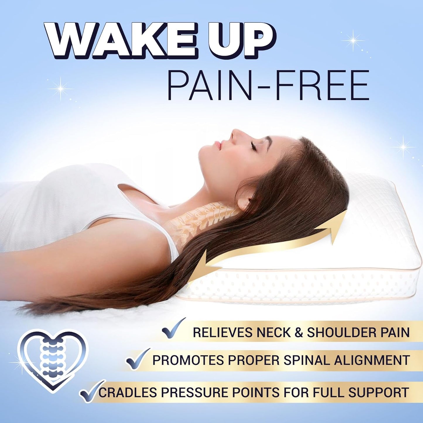 Royal Therapy King Memory Foam Pillows 4-Pack - Shredded Memory Foam Pillow for All Sleep Positions - Medium Firm Pillow Adjustable Loft, Bamboo Rayon Pillowcase, CertiPUR-US, Oeko-TEX Certified