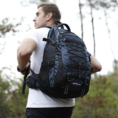 BOVIP 40L Hiking Backpack Waterproof Lightweight Daypack Travel Sports Camping Backpack for Men Women