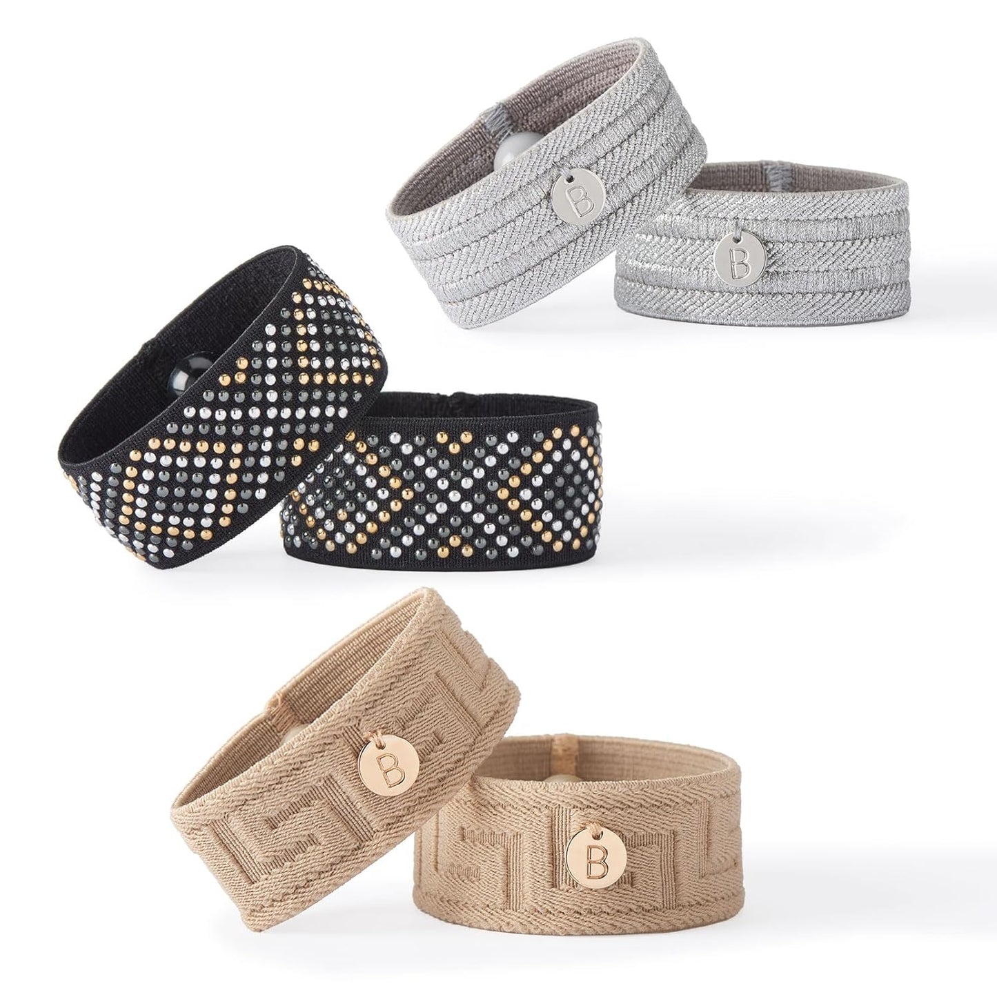 Acupressure Relief Band - Classics Pack (Large) - Motion Sickness Bands and Nausea Relief for Pregnant Women | Travel, Pregnancy, Cruise