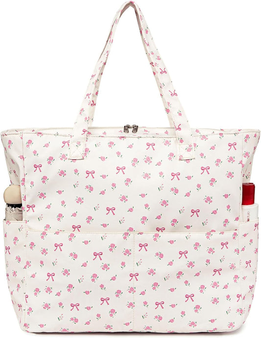 Beach Pool Bags Tote for Women Ladies Large Gym Tote Carry On Bag With Wet Compartment for Weekender Travel Waterproof