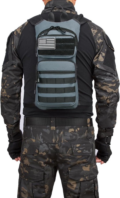 ATBP Insulated Hydration Pack Hiking Water Backpack Running Vest with 3L TPU Bladder Bag for Marathon Cycling Men