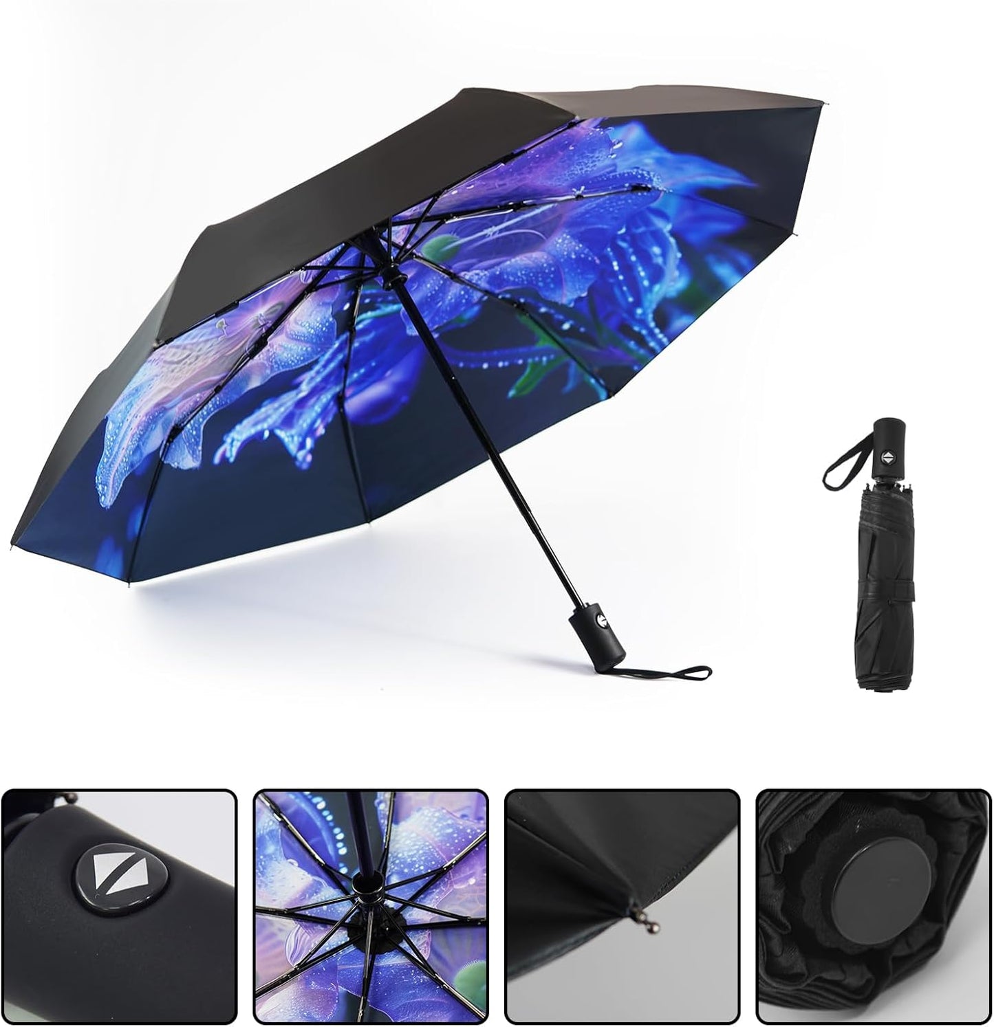 SY COMPACT Travel Umbrella Windproof Automatic Umbrellas Small Compact UV Sun Protection Factory Outlet Umbrella