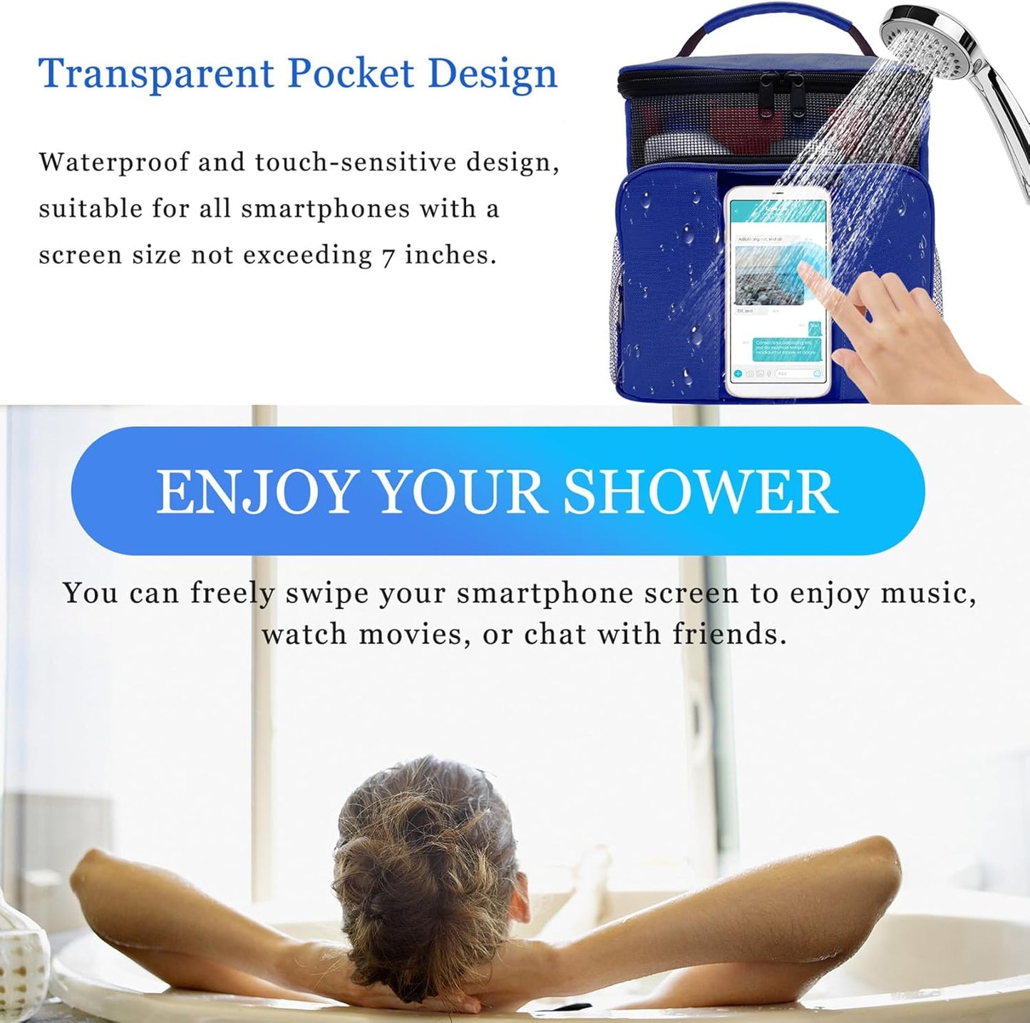 Mesh Shower Caddy,Portable HangingTravel Toiletry Bag Dorm Room Essentials for College Students Girls,Large Makeup Organizer for Full-Sized Toiletries,Travel Essentials for Women Girls Camping Beach