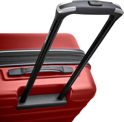 Samsonite Omni 2 Hardside Expandable Luggage with Spinner Wheels, 2-Piece Set (19/24), Arrow Red