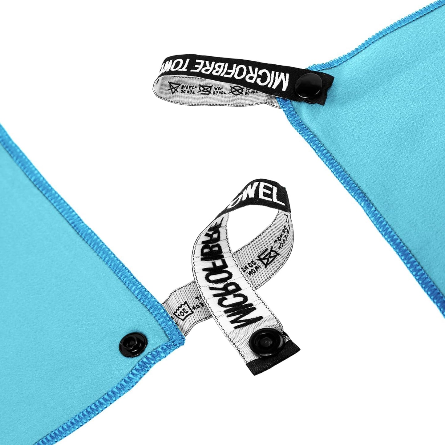 Microfiber Travel Towel, Soft Lightweight Quick Dry Towel, Super Absorbent Compact Travel & Sports & Beach Towels for Camping, Backpack, Gym, Swimming, Yoga, Hiking (XS:12"×24" -MarineBlue)