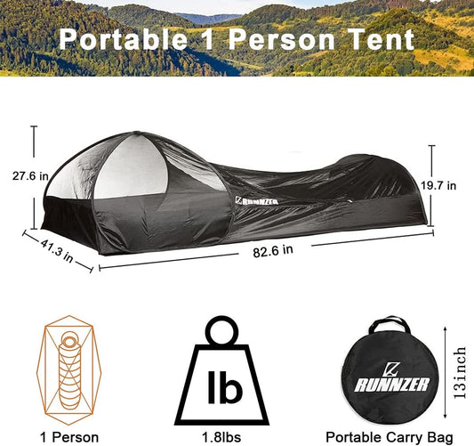 Single Person Pop Up Tent, 1 Person Mosquito Net Tent