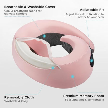 Neck Pillow Airplane, 100% Pure Memory FoamTravel Neck Pillow Travel Neck - Image 6