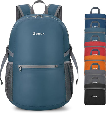 Gonex 30L Ultra Lightweight Packable Backpack, Handy Foldable Daypack for Camping Outdoor Travel Cycling Backpacking