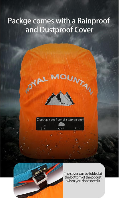 Hiking Backpack 30L Foldable Travel Daypack For Women Men,Camping Daypack Backpacks Lightweight,Durable Hiking Backpack Fit For Hiking,Daily Commuting,Short Trips.(With Rain-cover)