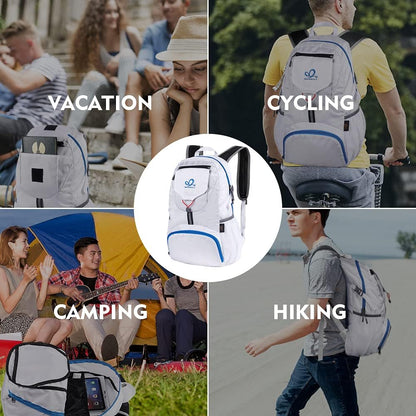WATERFLY Small Lightweight Packable Backpack: 20l Ultra Light Foldable Travel Hiking Camping Daypack Day Pack for Man Woman