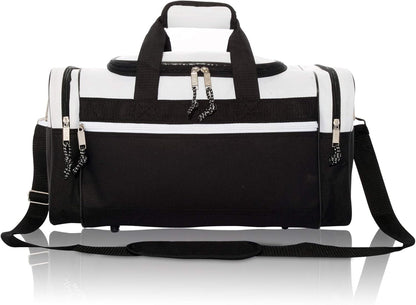 DALIX 17" Blank Duffle Bag Duffel Bag Travel Size Sports Durable Gym Bag