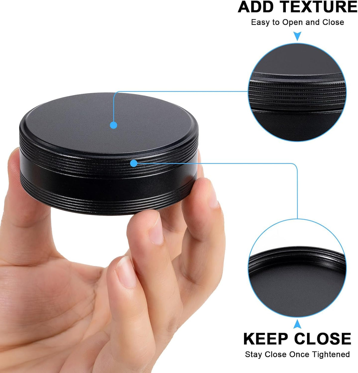 Pill Box 2 Compartment Pill Case - Portable Metal Travel Pill Container for Pocket or Purse, Waterproof Pill Organizer Holder for Medicine Vitamin Fish Oil and Supplements