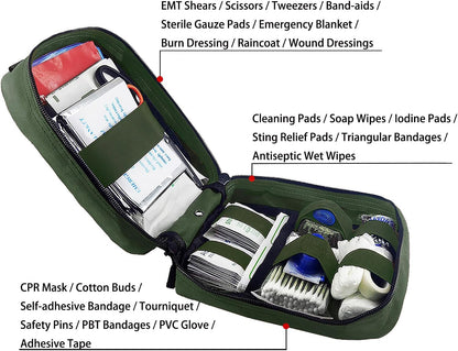 Carlebben EMT Pouch MOLLE Ifak Pouch Tactical MOLLE Medical First Aid Kit Utilit Camouflage