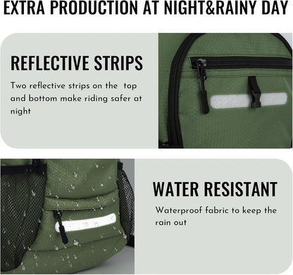 Zavothy 18L Multipurpose Hiking Backpack with 3L Water Bladder – Durable Hydration Backpack with Insulated Bladder Compartment, Hidden Helmet Holder & Rain Cover – for Hiking, Commuting, and Camping