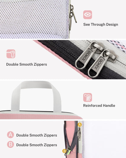 Compression Packing Cubes, Gonex Extensible Storage Mesh Bags Organizers