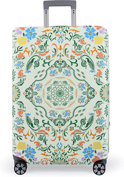 Pink Dino Suitcase Luggage Cover, Thick Suitcase Cover for Carry on Luggage Protector Fits 18-30 Inch Case