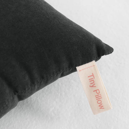 NTBAY Tiny Pillows, Down Alternative 7"x11" Microfiber Mini Pillow for Travel, Pets, Soft Machine Washable Small Pillows for Neck, Wrist, Lumbar and Knee, Black