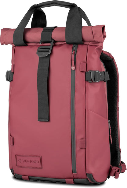 WANDRD All New PRVKE 15L V4 Camera Backpack: Built-In Camera Cube Travel Backpack with Quick Side Access, Rolltop Expansion, Clamshell Opening, Magnetic Tote Handles